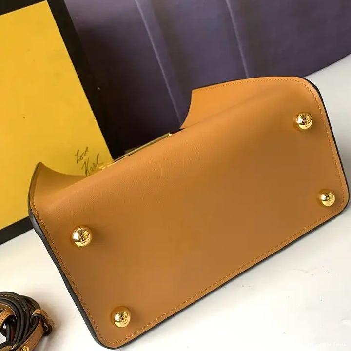Affordable Affordable Way Fendi In Calf Brown Small Bag Leather 0420